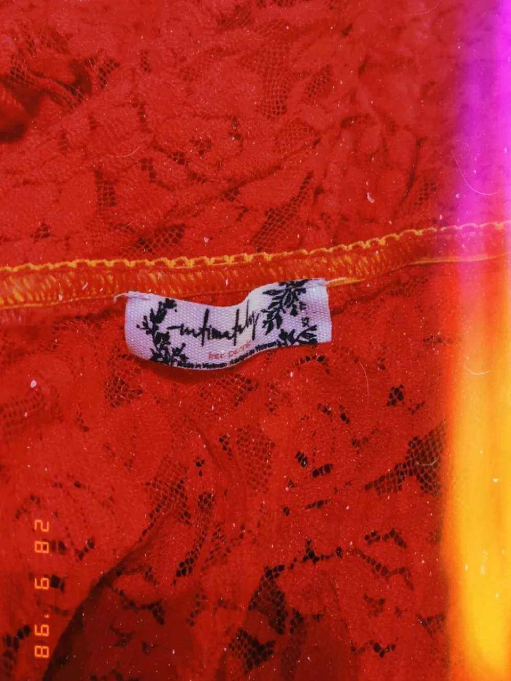 Free People hot pink slip